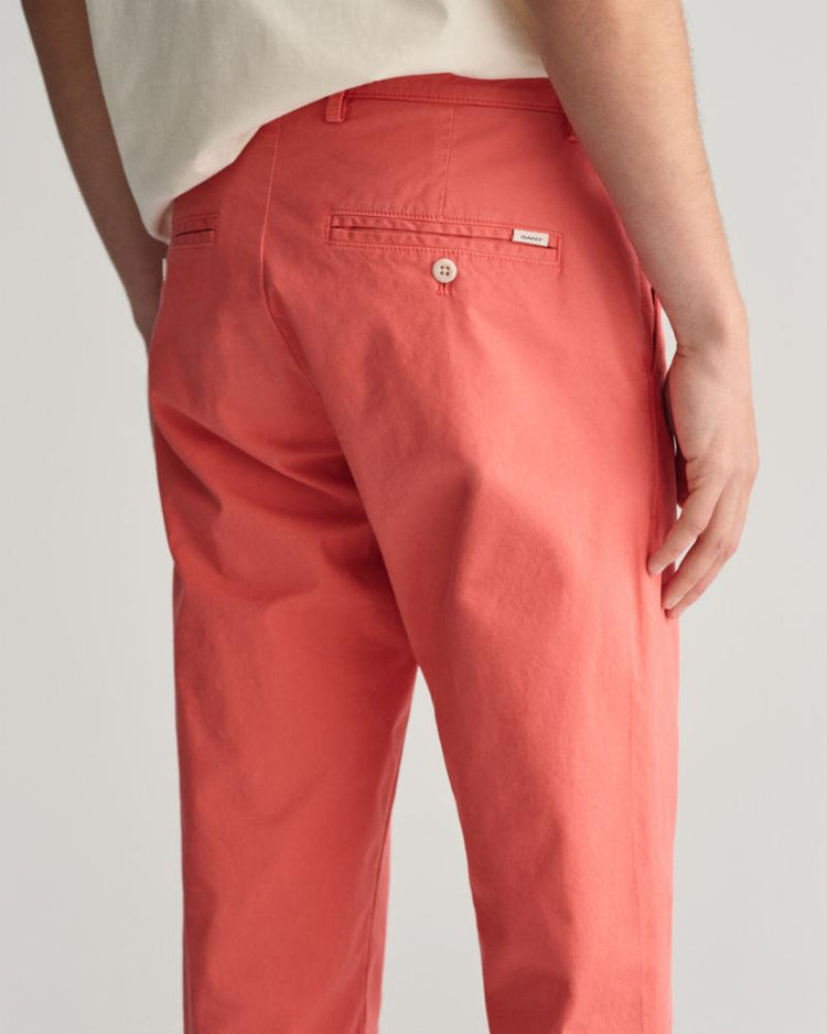 Gant Apparel Mens SLIM SUNFADED CHINOS 628/SUNSET PINK