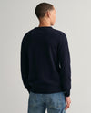 Gant Apparel Mens SUPERFINE LAMBSWOOL C 410/MARINE