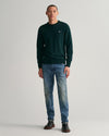 Gant Apparel Mens SUPERFINE LAMBSWOOL C 374/TARTAN GREEN