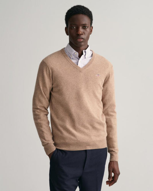 Gant mens v neck jumper best sale