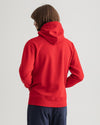 Gant Apparel Mens GANT BANNER SHIELD HOODIE 630/EQUESTRIAN RED