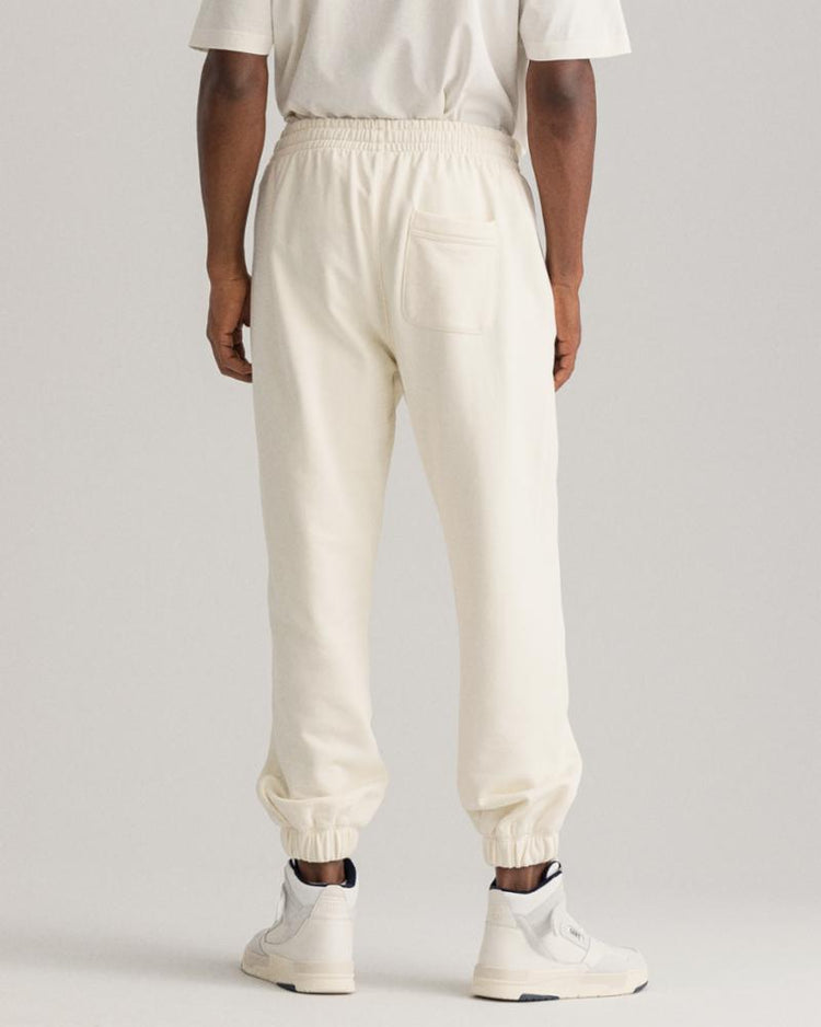 Gant Apparel Mens COLLEGIATE G SWEATPANTS 130/CREAM