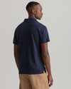 Gant Apparel Mens LINEN SS RUGGER 433/EVENING BLUE