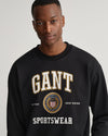 Gant Apparel Mens GANT CREST SHIELD CNECK SWEAT 5/BLACK