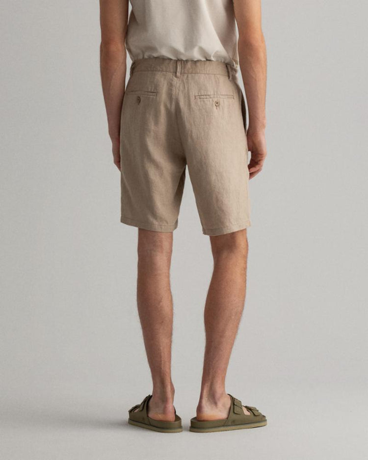 Gant Apparel Mens RELAXED LINEN DS SHORTS 277/DRY SAND