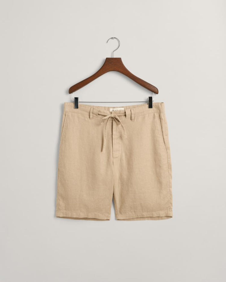 Gant Apparel Mens RELAXED LINEN DS SHORTS 277/DRY SAND