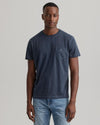 Gant Apparel Mens D1. SUNFADED SS T-SHIRT 433/EVENING BLUE