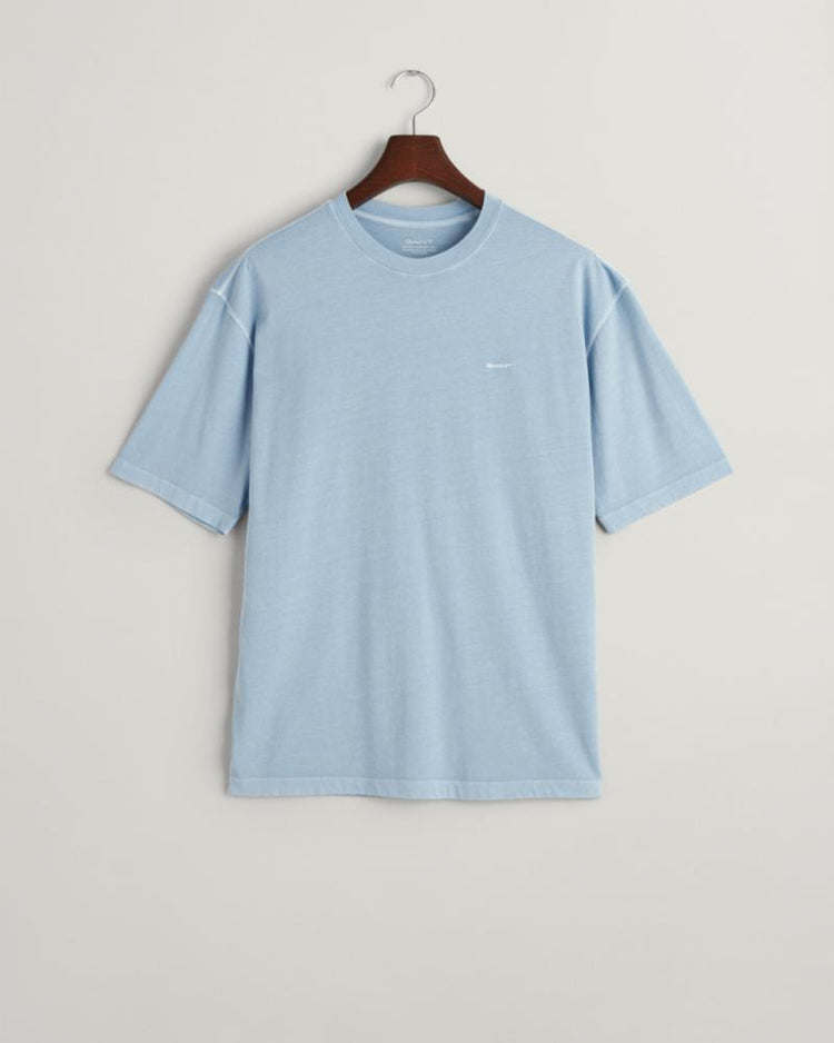 Gant Apparel Mens SUNFADED SS T-SHIRT 474/DOVE BLUE