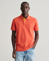 Gant Apparel Mens REG CONTRAST PIQUE SS RUGGER 828/BURNT ORANGE