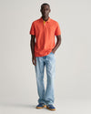 Gant Apparel Mens REG CONTRAST PIQUE SS RUGGER 828/BURNT ORANGE