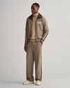 Gant Apparel Mens HOUNDSTOOTH TRACKSUIT TROUSER 212/CHOCOLATE BROWN