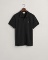 Gant Apparel Mens REG SHIELD SS PIQUE POLO 5/BLACK