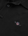 Gant Apparel Mens REG SHIELD SS PIQUE POLO 5/BLACK