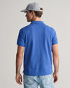 Gant Apparel Mens REG SHIELD SS PIQUE POLO 407/RICH BLUE