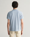 Gant Apparel Mens REG SHIELD SS PIQUE POLO 474/DOVE BLUE