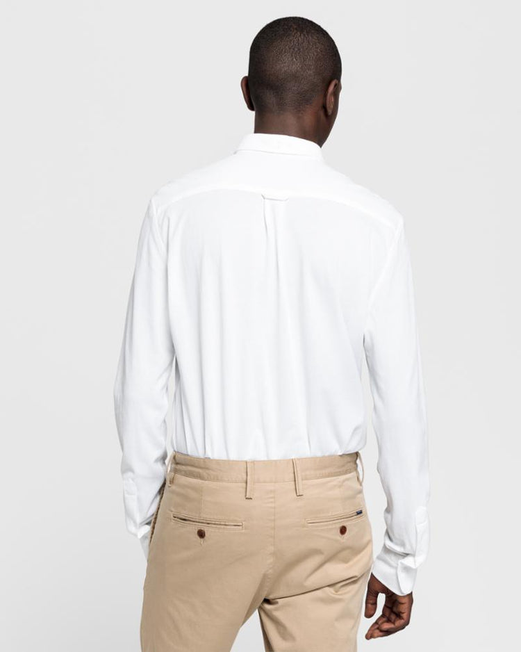 Gant Apparel Mens TP REG PIQUE BD 110/WHITE