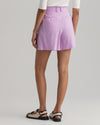 Gant Apparel Womens STRETCH LINEN SHORTS 519/CROCUS PURPLE