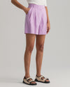 Gant Apparel Womens STRETCH LINEN SHORTS 519/CROCUS PURPLE