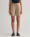Gant Apparel Womens RELAXED BELTED SHORTS 209/HORN BEIGE