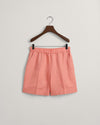 Gant Apparel Womens REL LINEN BLEND PULL ON SHORTS 624/PEACHY PINK