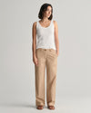 Gant Apparel Womens REL LIGHTWEIGHT CHINOS 248/DARK KHAKI