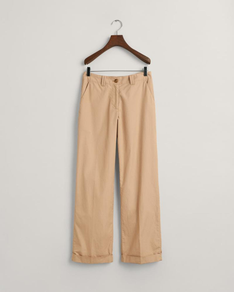 Gant Apparel Womens REL LIGHTWEIGHT CHINOS 248/DARK KHAKI