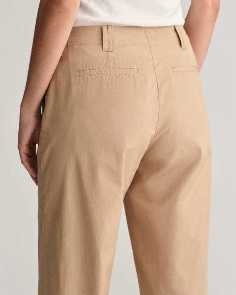 Gant Apparel Womens REL LIGHTWEIGHT CHINOS 248/DARK KHAKI