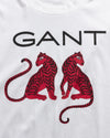 Gant Apparel Womens TIGRESS SS T-SHIRT 110/WHITE