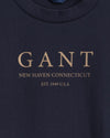 Gant Apparel Womens GOLDEN GRAPHIC SS T-SHIRT 433/EVENING BLUE