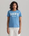 Gant Apparel Womens MD. GANT SS T-SHIRT 469/SILVER LAKE BLUE