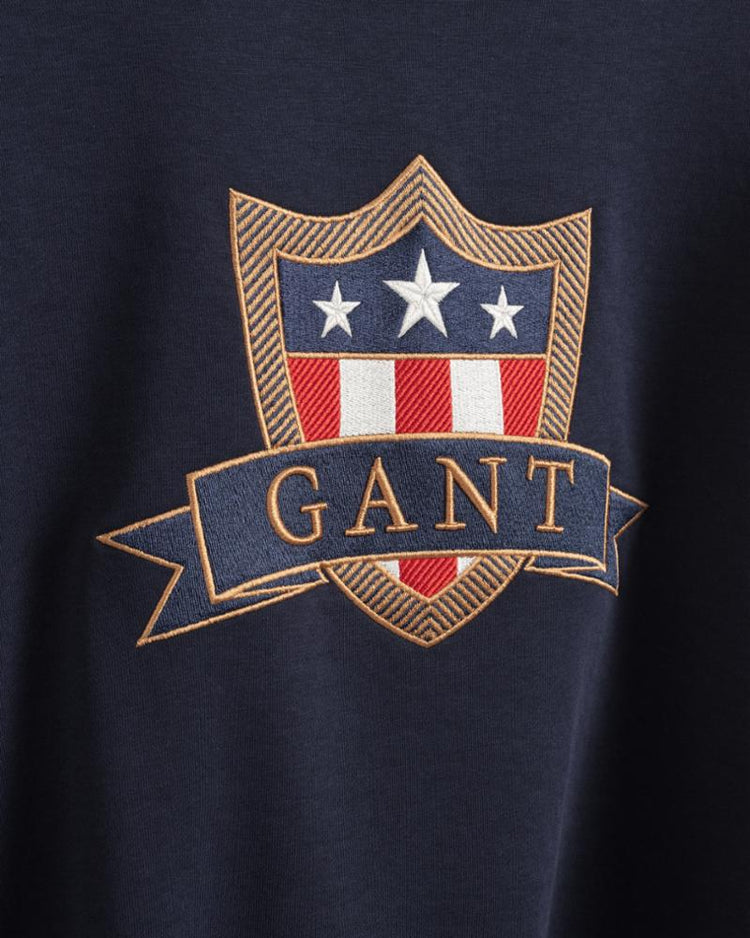 Gant Apparel Womens GANT BANNER SHIELD SWEAT 433/EVENING BLUE