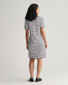 Gant Apparel Womens STRIPED SS T-SHIRT DRESS 409/CLASSIC BLUE