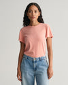 Gant Apparel Womens REG SUNFADED SS C-NECK T-SHIRT 624/PEACHY PINK