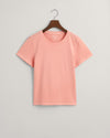 Gant Apparel Womens REG SUNFADED SS C-NECK T-SHIRT 624/PEACHY PINK