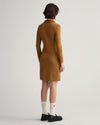 Gant Apparel Womens JERSEY POLO DRESS 210/ROASTED WALNUT