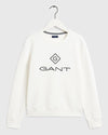 Gant Apparel Womens LOCK UP C-NECK SWEAT 113/EGGSHELL