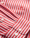 Gant Apparel Womens BROADCLOTH STRIPED SHIRT 620/BRIGHT RED