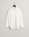 Gant Apparel Womens REL POPLIN SHIRT 110/WHITE