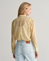 Gant Apparel Womens REL G PATTERN COT SILK SHIRT 726/DUSTY YELLOW