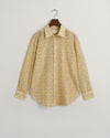 Gant Apparel Womens REL G PATTERN COT SILK SHIRT 726/DUSTY YELLOW