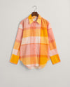 Gant Apparel Womens REL MADRASS CHECK SHIRT 779/MEDAL YELLOW