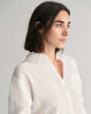 Gant Apparel Womens REL LINEN SHIRT 110/WHITE