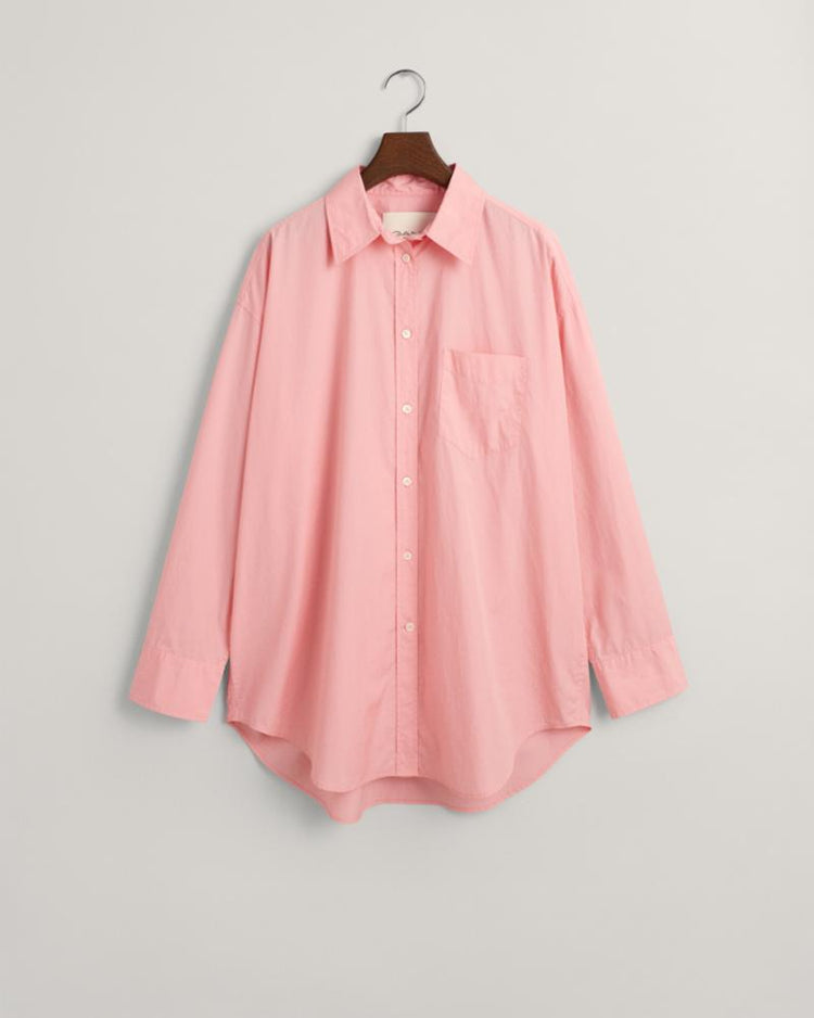 Gant Apparel Womens OS POPLIN SHIRT 671/BUBBELGUM PINK