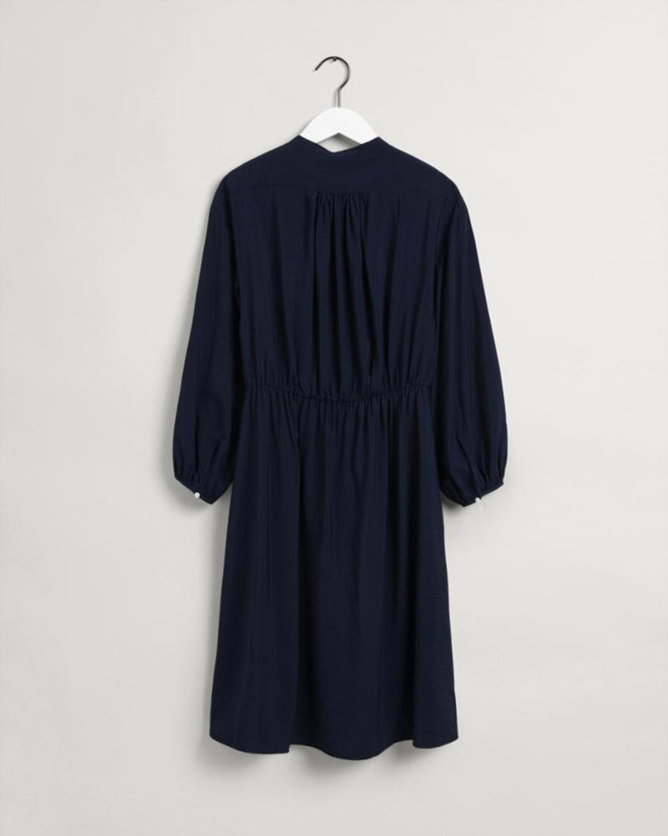 Gant Apparel Womens V-NECK DRESS 409/CLASSIC BLUE
