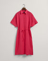 Gant Apparel Womens RELAXED SS LINEN SHIRT DRESS 635/MAGENTA PINK