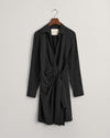 Gant Apparel Womens SLIM WRAP SHIRT DRESS 5/BLACK