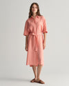 Gant Apparel Womens REL LINEN SS SHIRT DRESS 624/PEACHY PINK