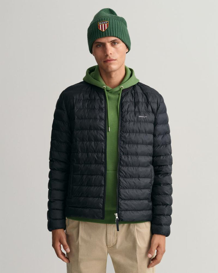 Gant Apparel Mens LIGHT PADDED BOMBER JACKET 5/BLACK