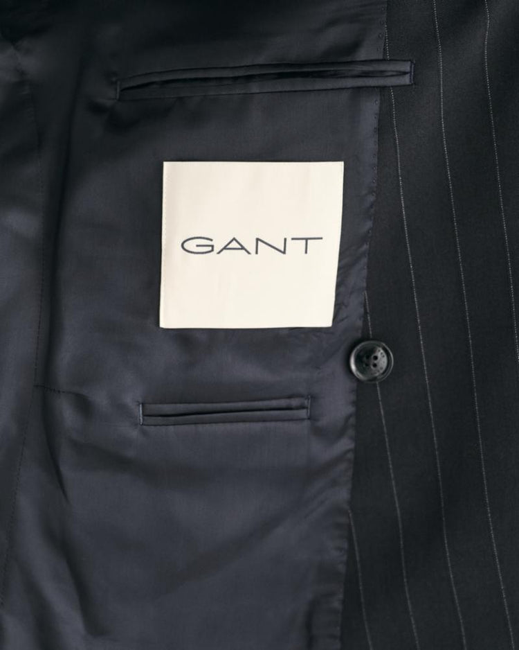 Gant Apparel Mens RELAXED DB PINSTRIPE SUIT BLAZER 405/NAVY