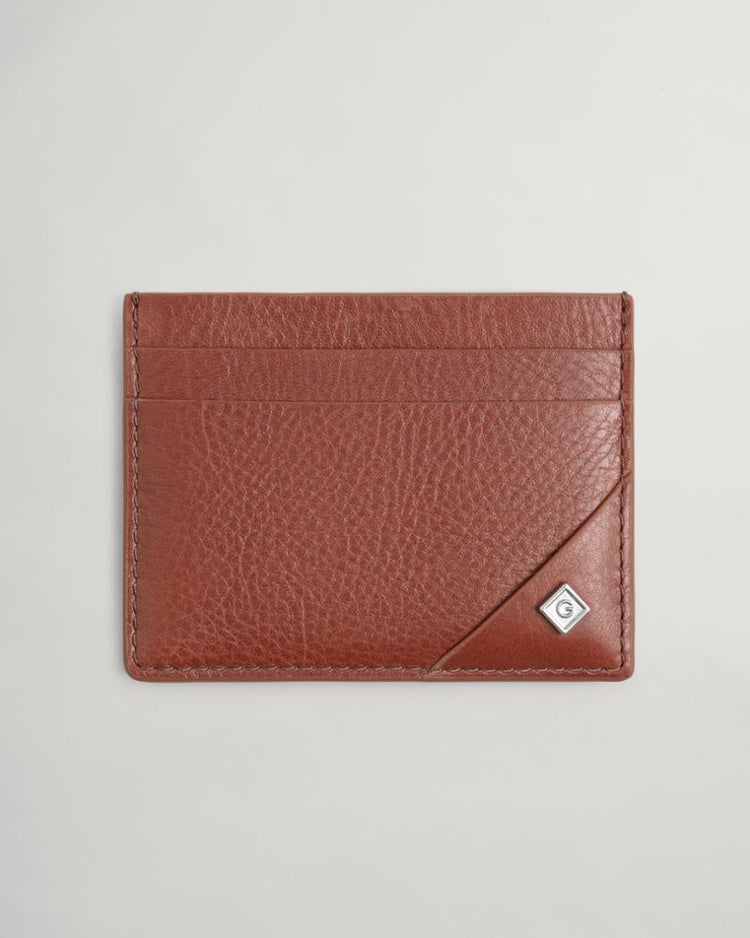 Gant Apparel Mens LEATHER CARDHOLDER 211/CLAY BROWN